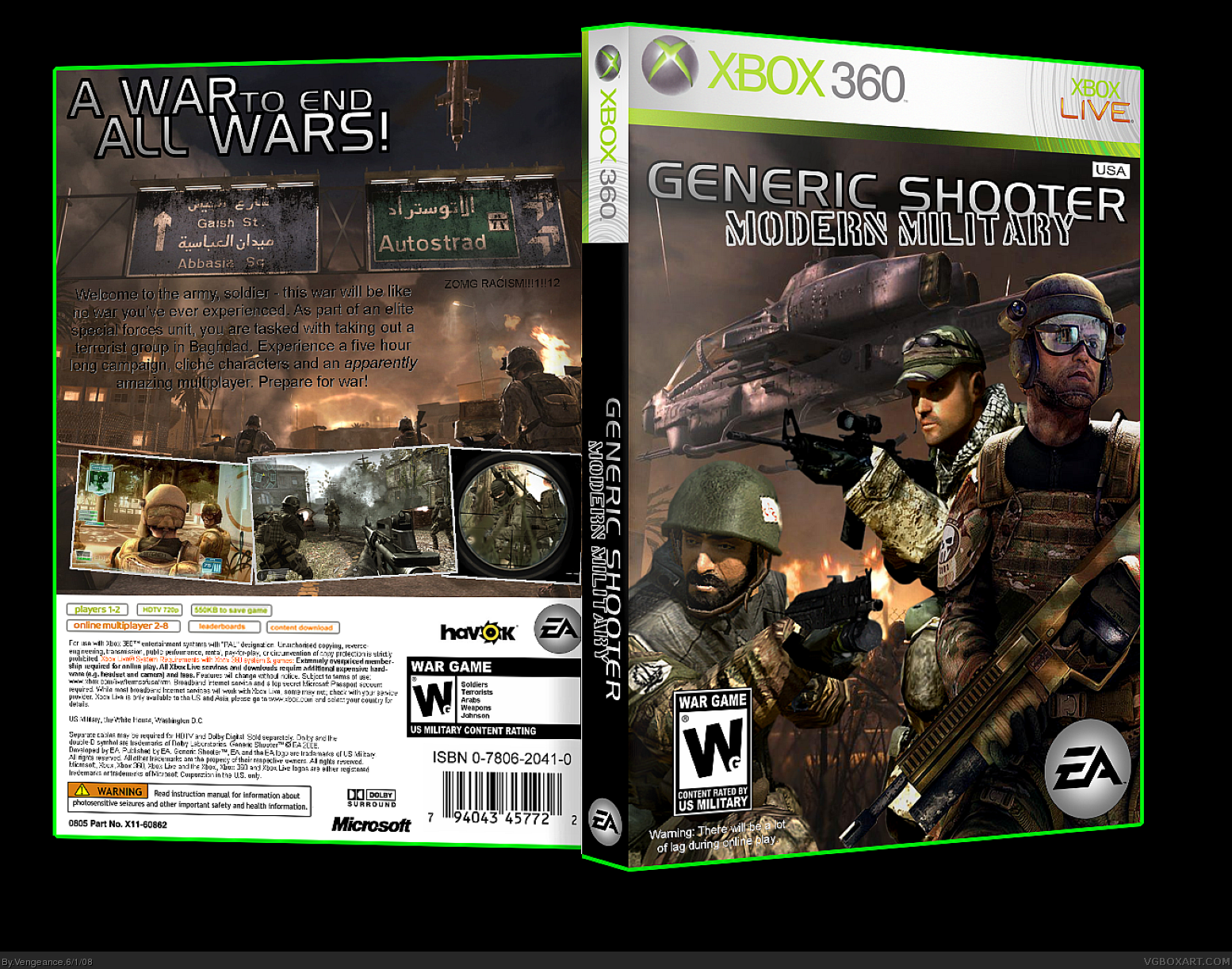 Generic Shooter: Modern Military box cover