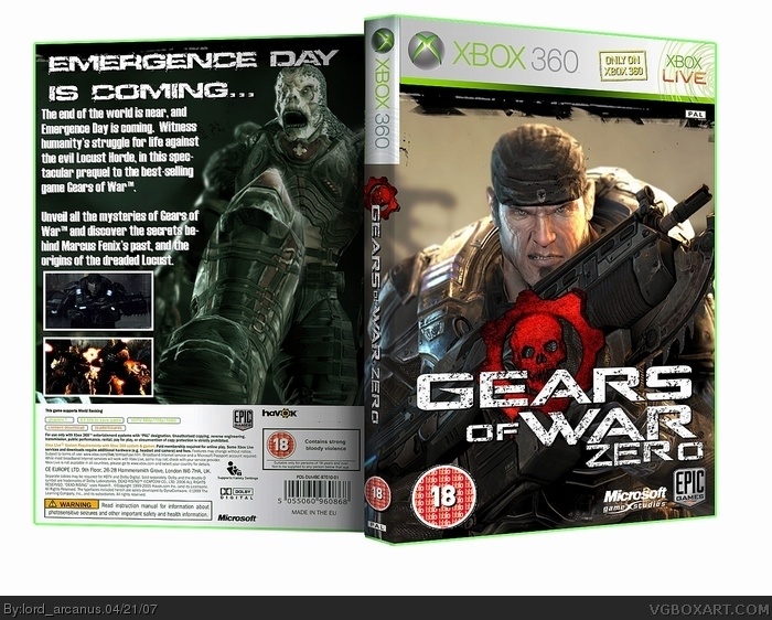 Gears of War Zero box cover