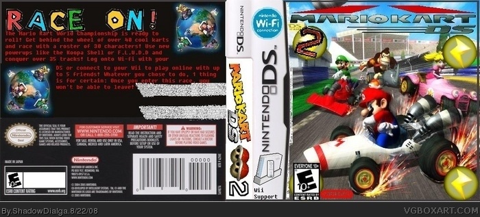 Mario Kart DS 2 box art cover