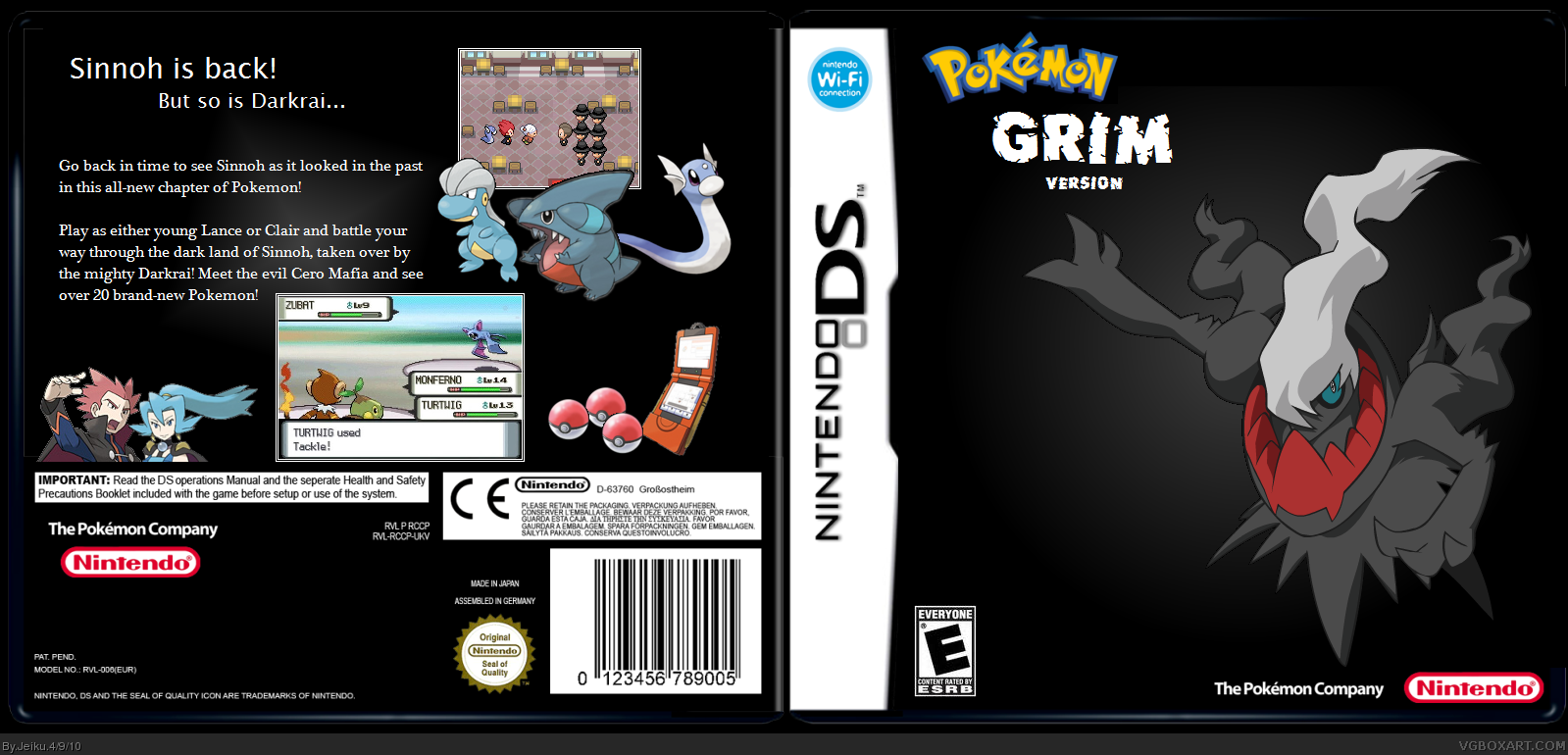 Pokemon Grim Version box cover