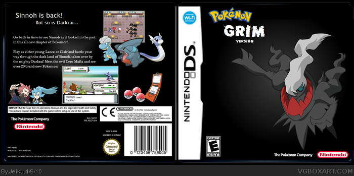 Pokemon Grim Version box art cover