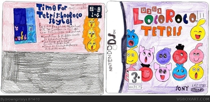 LocoRoco Tetris box art cover