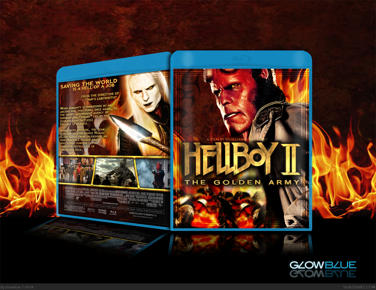 Hellboy II: The Golden Army box cover
