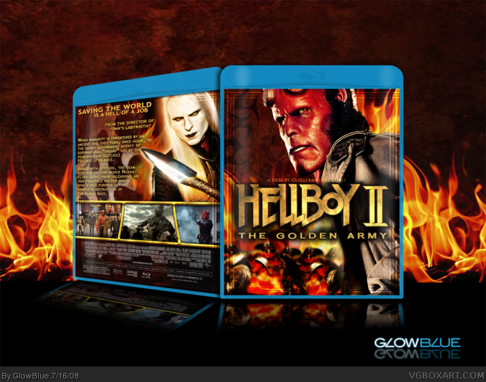 Hellboy II: The Golden Army box art cover