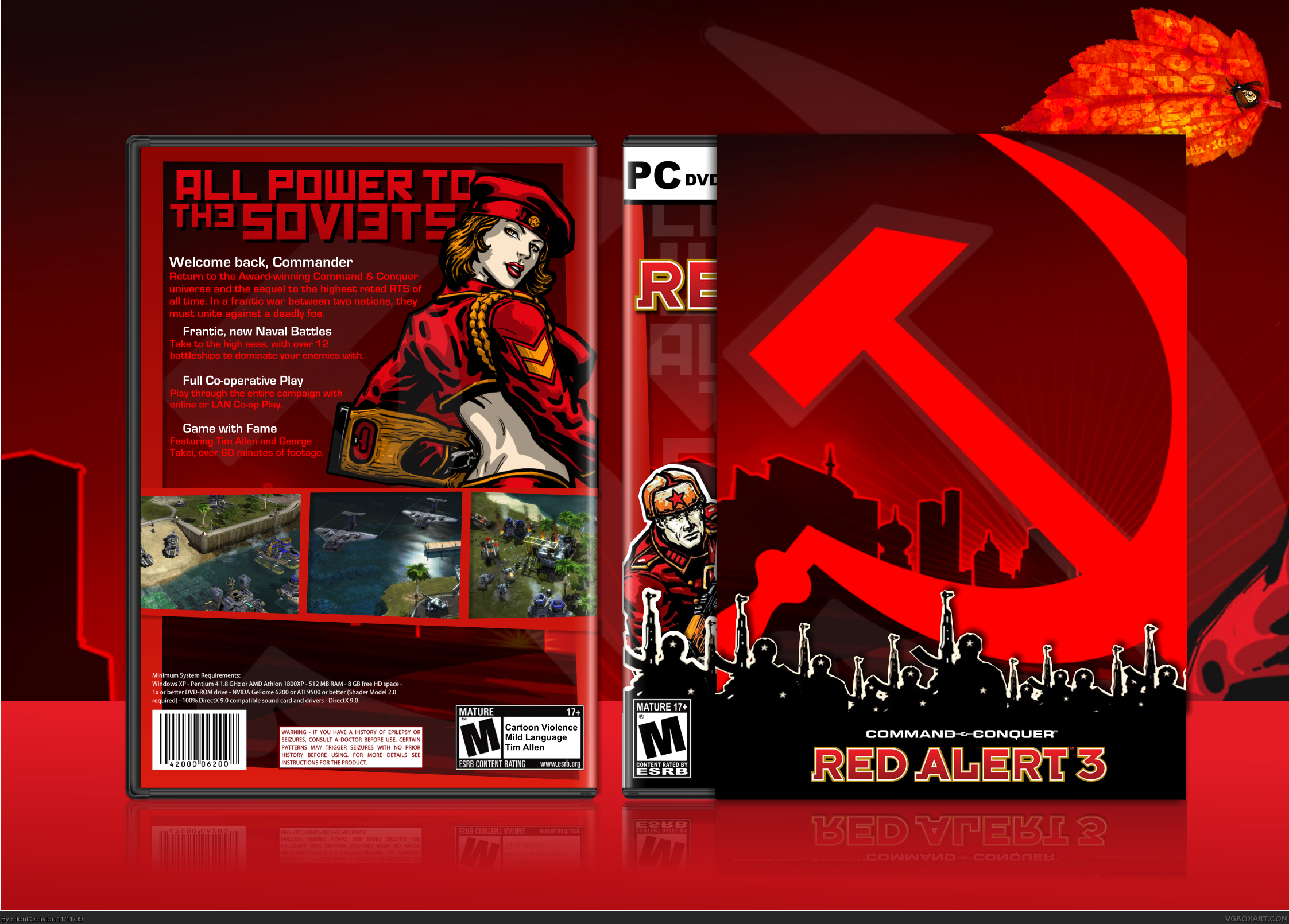 Red Alert 3 box cover