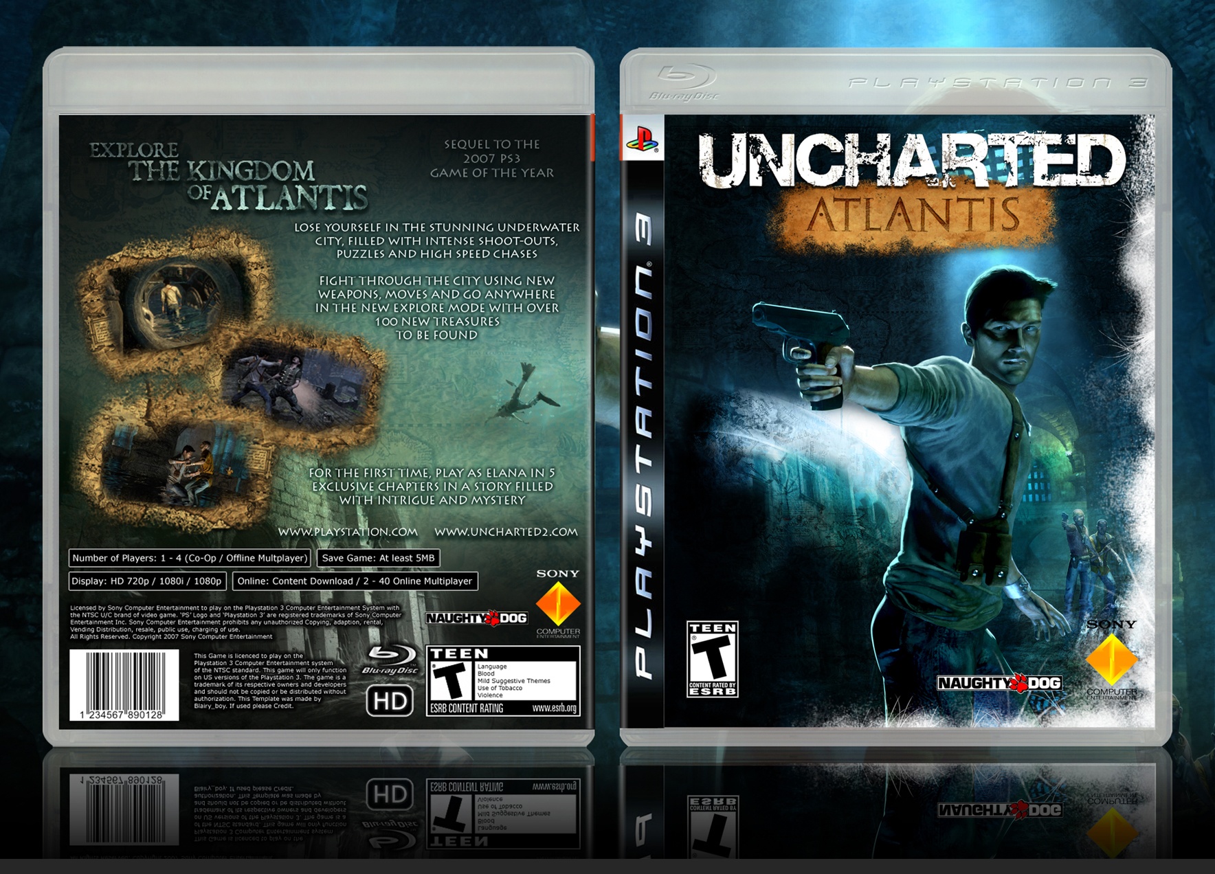 Uncharted: Atlantis box cover