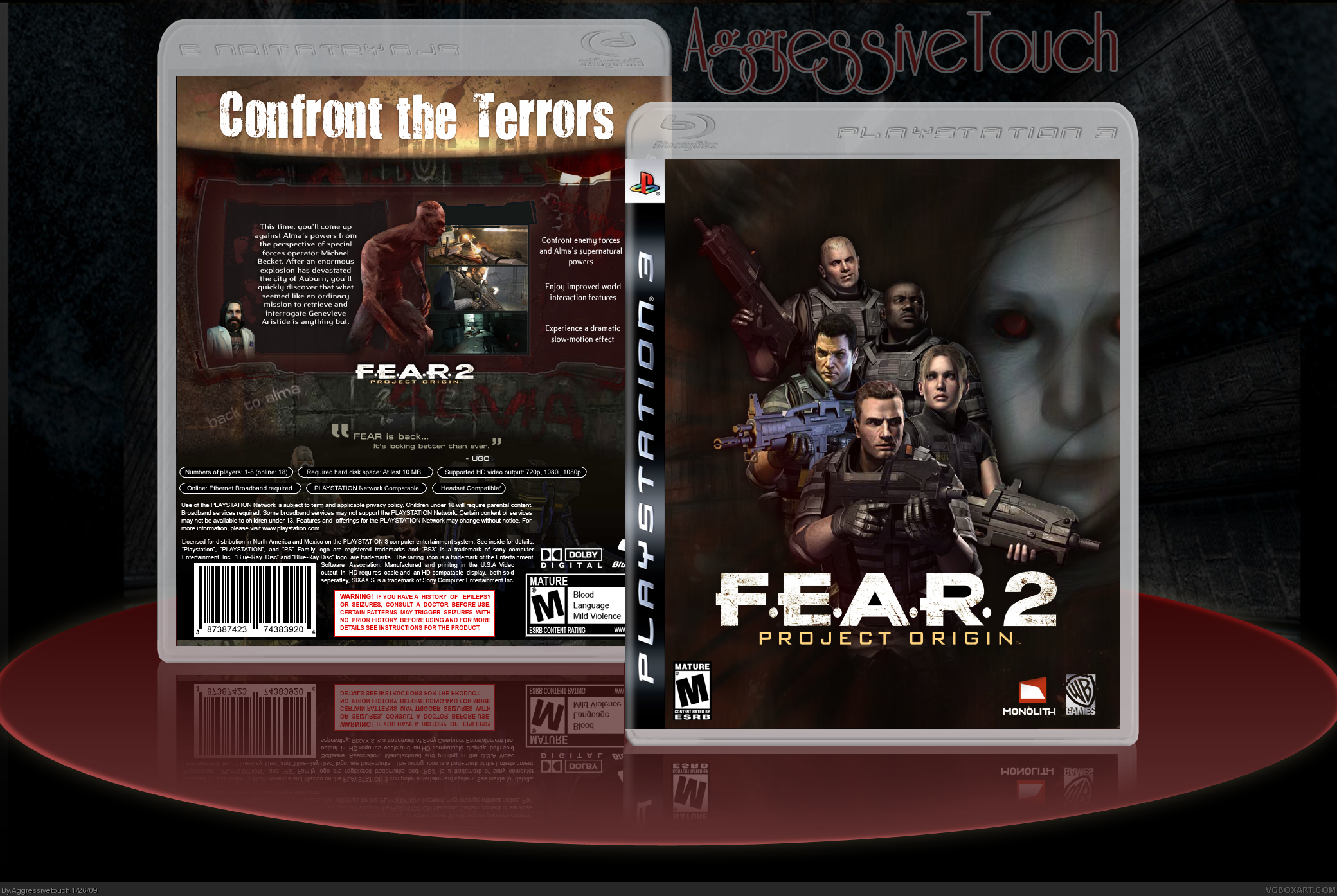 F.E.A.R. 2: Project Origin box cover
