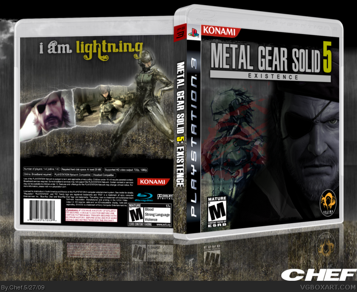 Metal Gear Solid 5: Existence box art cover