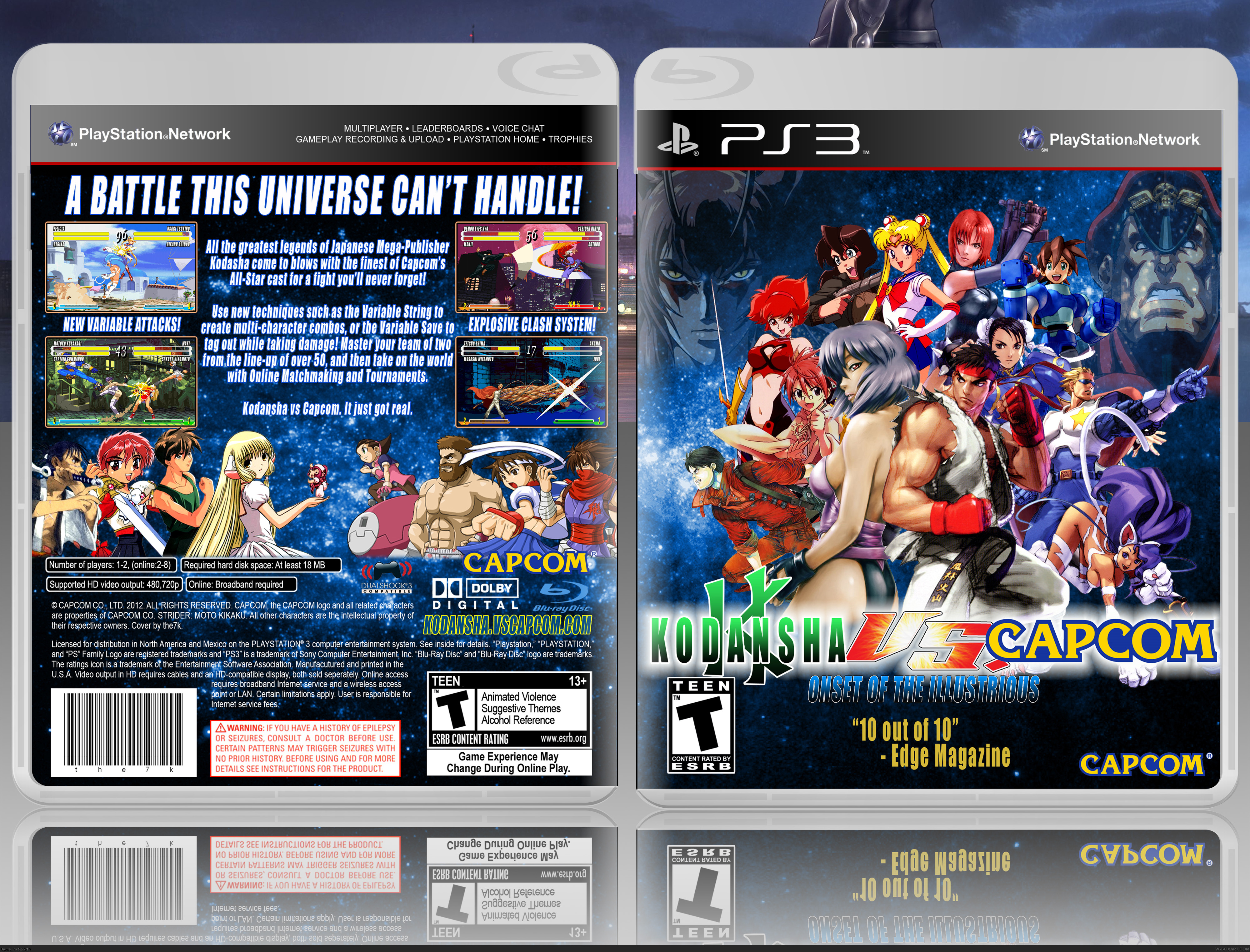 Kodansha vs Capcom box cover