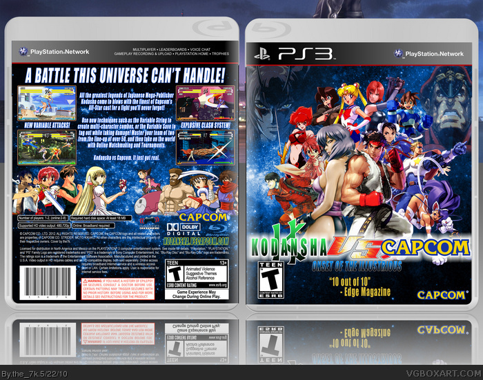 Kodansha vs Capcom box art cover