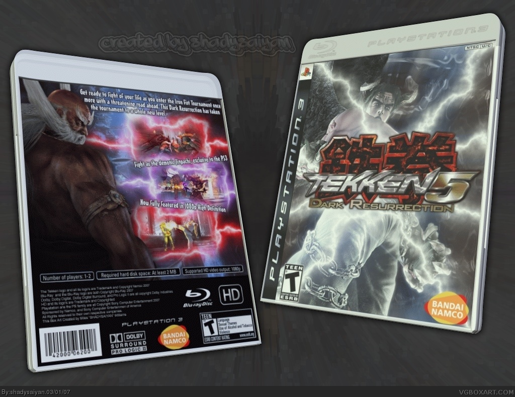 Tekken 5: Dark Resurrection box cover