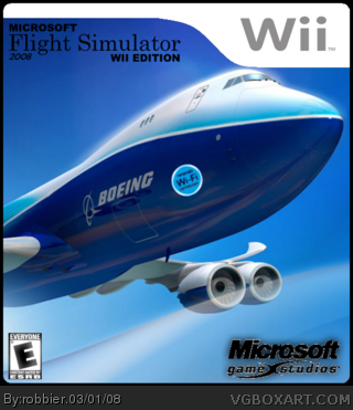 Flight Simulator 2008 Wii Edition box cover