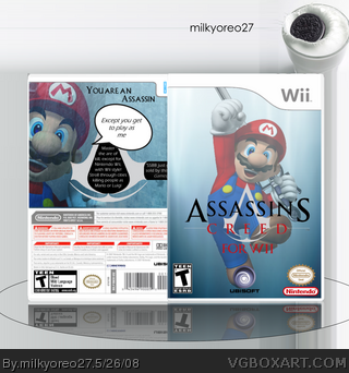 Assassin's Creed for Nintendo Wii box art cover