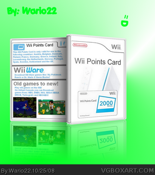 Wii Points box cover