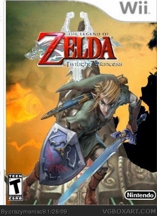 Zelda Twilight Princess box cover
