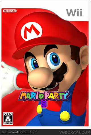 Mario Party 9 box cover